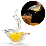 Bird-Shaped Acrylic Lemon Squeezer – Manual Juicer Gadget