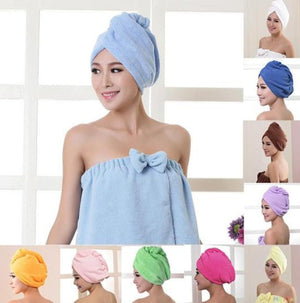 Women's Quick-Dry Hair Towel Dry Hair
